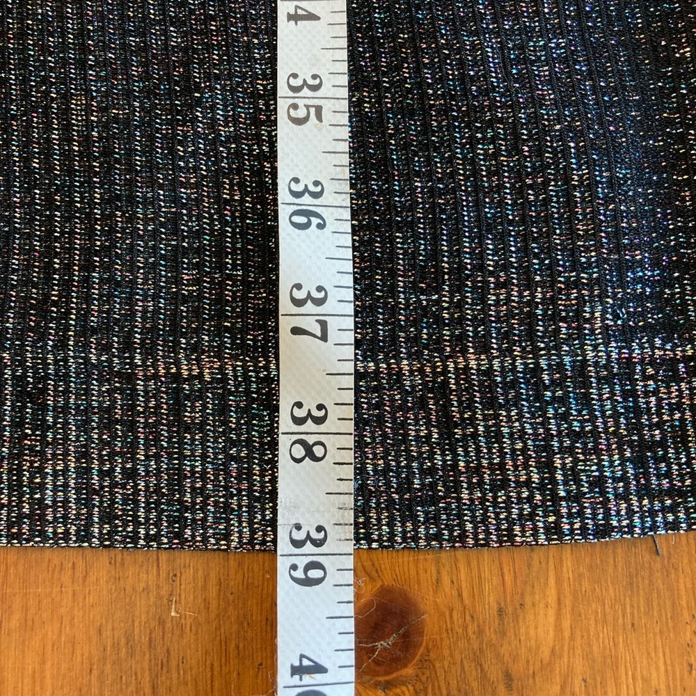 Vintage Black and Iridescent Fitted Cocktail Dress - Picture 8 of 14